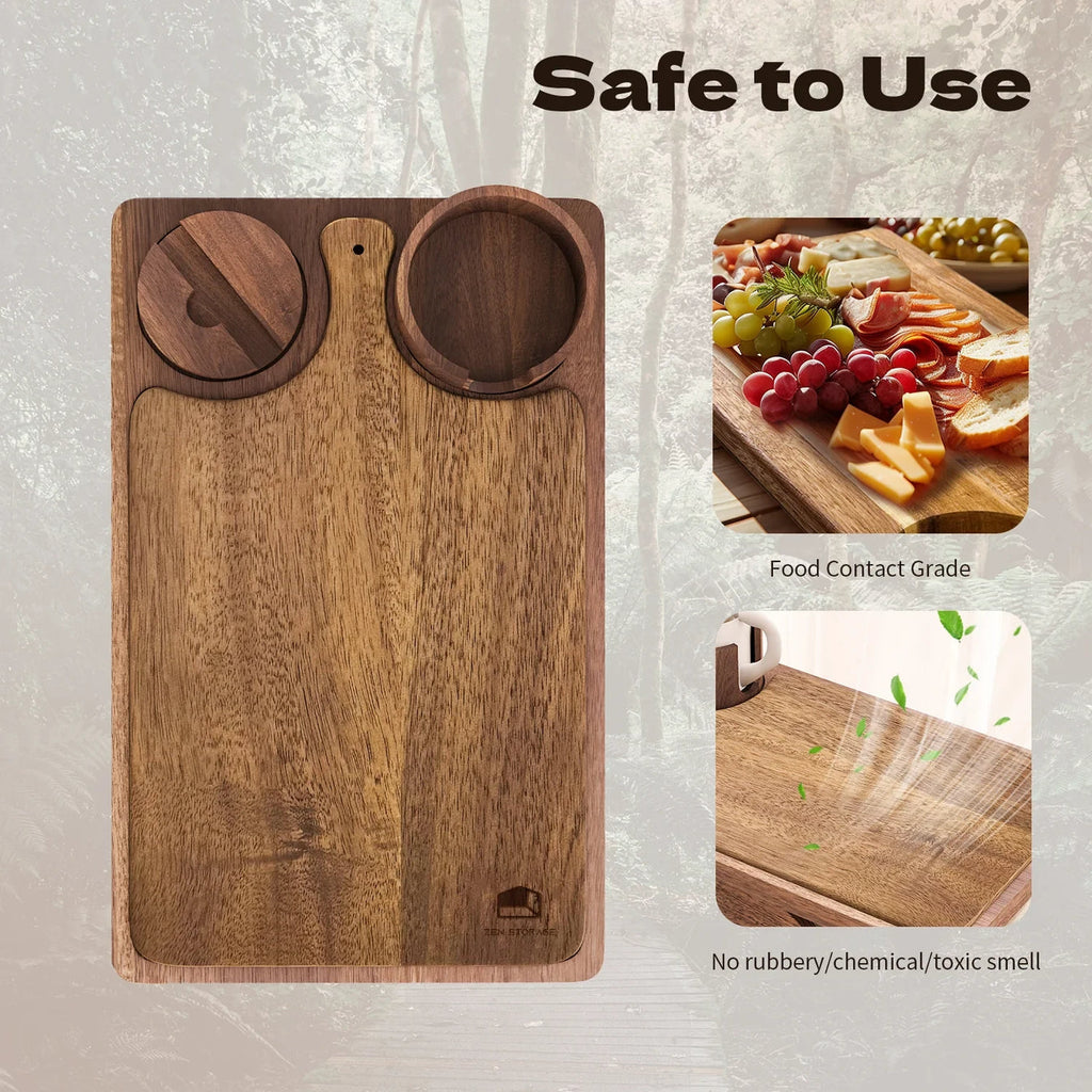 Sofa cup holder tray with 360° swivel stand